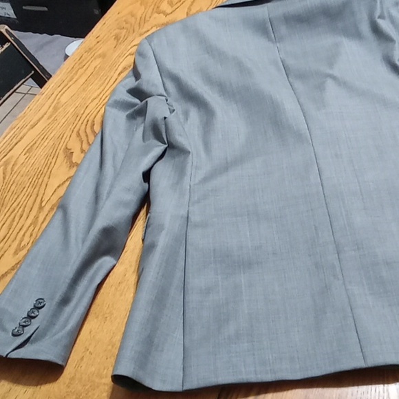 Brooks Brothers s Mens Blazer Sports Coat Gray Business Preowned 41R W35 FLAW - Picture 10 of 15